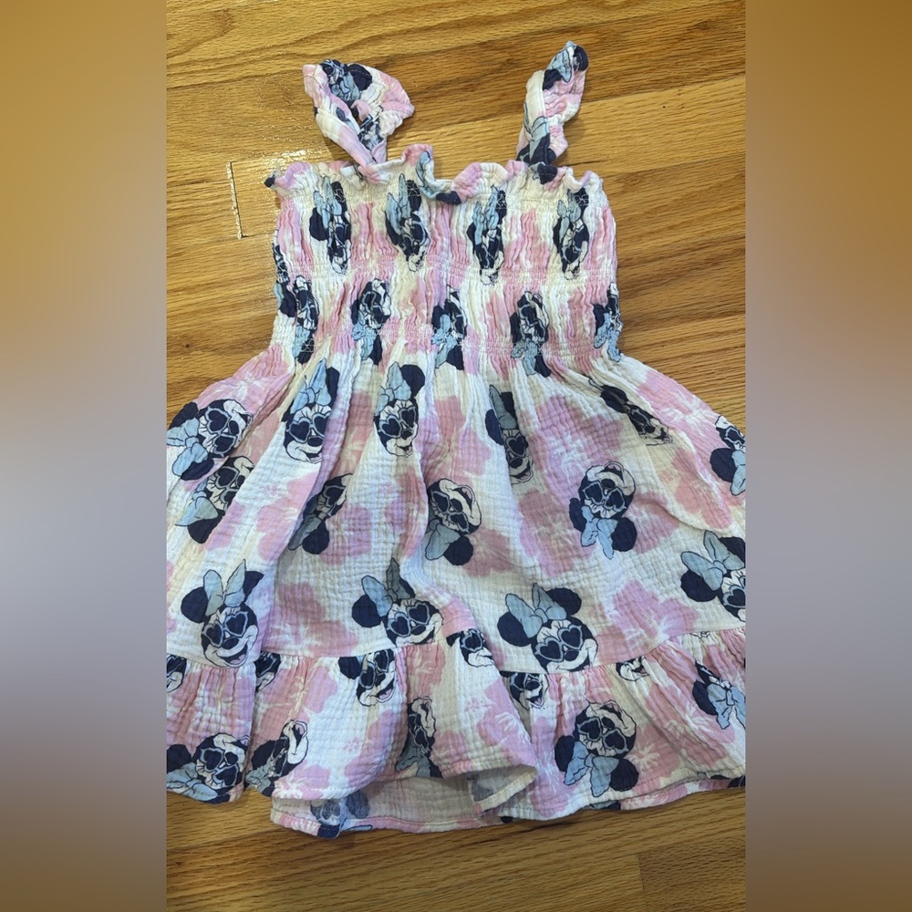 Pink and White Minnie Mouse Dress